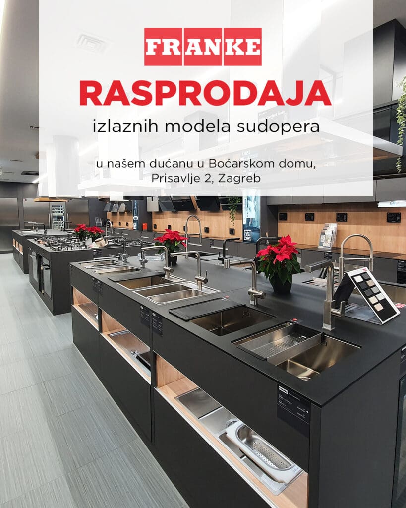 Rasprodaja Franke izlaznih modela sudopera